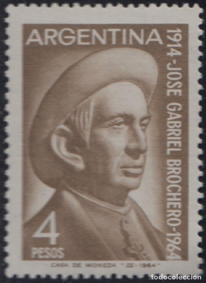 Timbres: Argentina 686 1964 50 A&ntilde;os de la Muerte de Pedro Jos&eacute; Gabriel Pacheco MH
