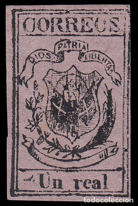 Stamps: Rep. Dominicana 20 1870-74 Escudo Papel normal MH