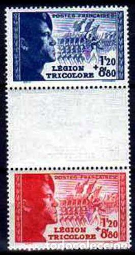Sellos: France Francia N&ordm; 566a Para la Legi&oacute;n tricolorLujo