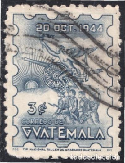 Sellos: Guatemala 324 1945 Aniversario de la Revoluci&oacute;n usados