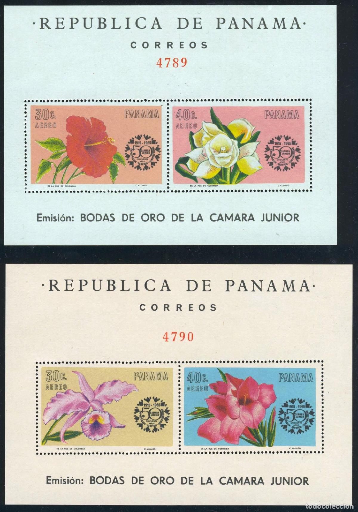 Sellos: FL1 Panama C343/48 1965 MNH