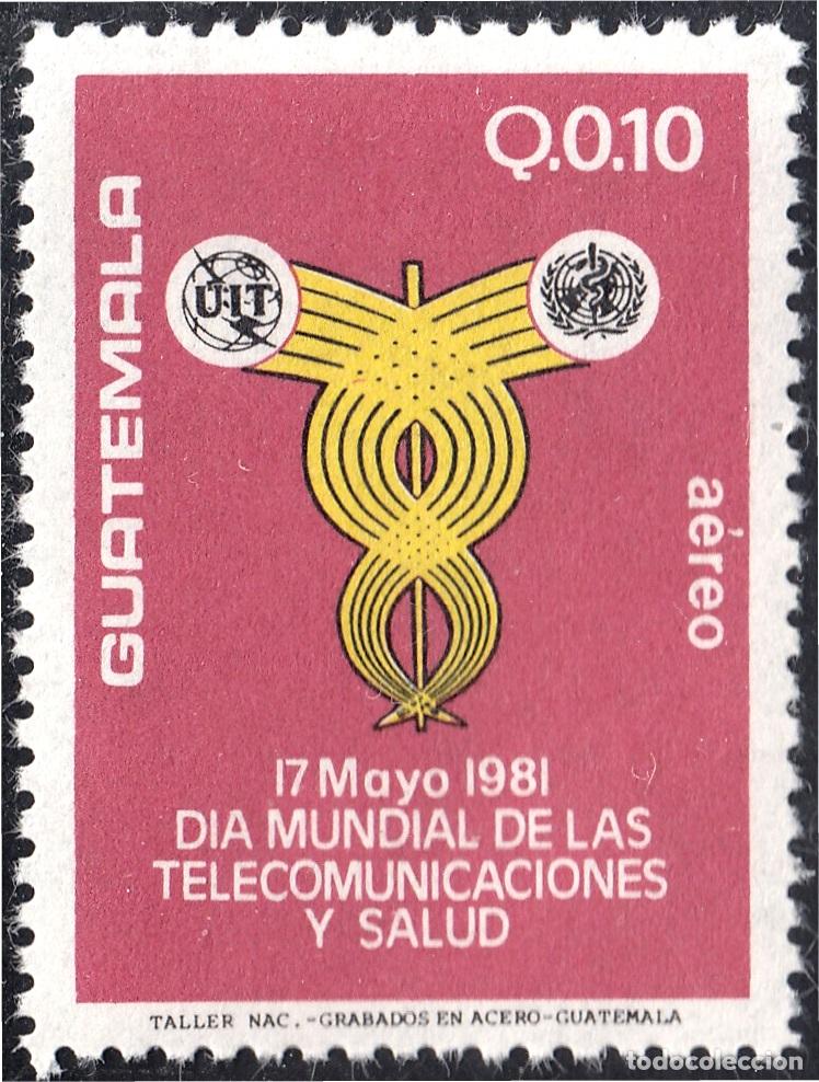 Selos: Guatemala A- 759 1983 D&iacute;a Mundial de las Telecomunicaciones y la Salud MNH