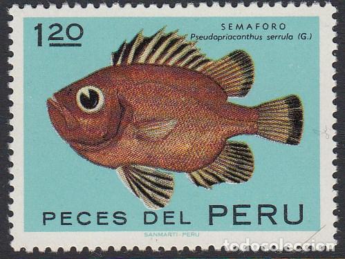 Selos: Per&uacute; 560 1972 Peces del Per&uacute; Sem&aacute;foro MH