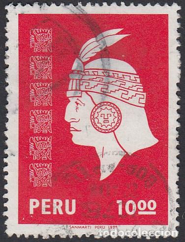 Selos: Per&uacute; 629 1977 Inca Usado