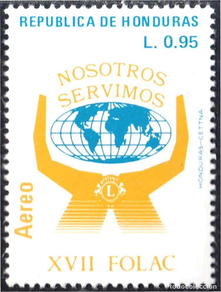 Timbres: Honduras A- 718 1988 12&ordm; Asamblea Regional de Lions Club MNH