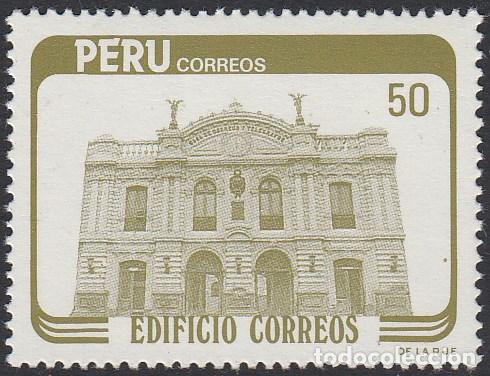 Sellos: Per&uacute; 782 1984 Edificio Correos MNH - Foto 1