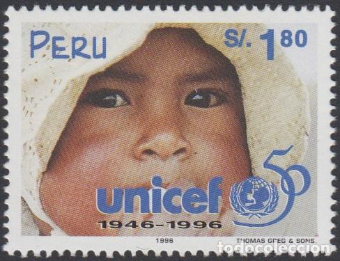 Francobolli: Per&uacute; 1086 1996 Unicef MNH
