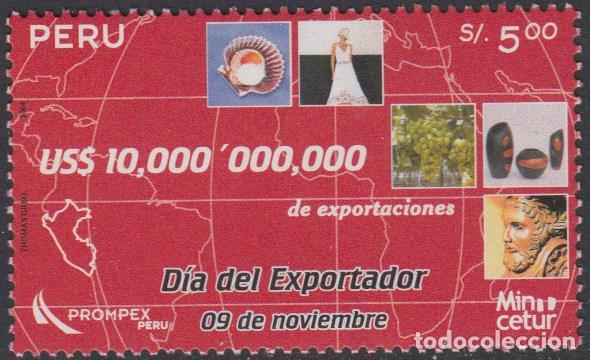 Stamps: Per&uacute; 1448 2004 D&iacute;a del Exportador 9 de noviembre MNH