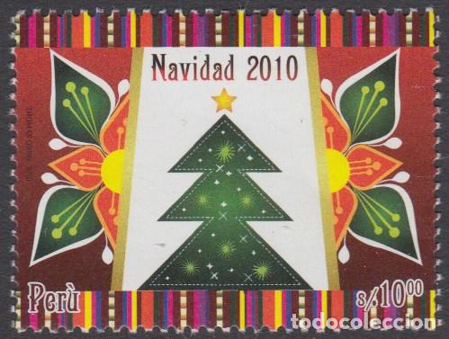 Sellos: Per&uacute; 1880 2010 Navidad MNH - Foto 1