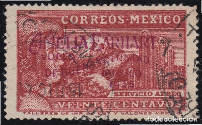 Sellos: Mexico A- 68A 1934/35 Popocatepetl Caballero &Aacute;guila usado Falso