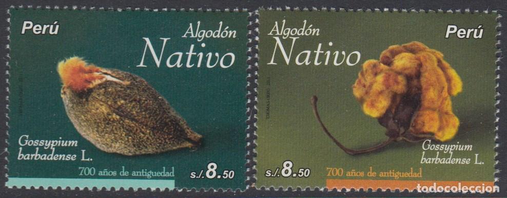 Sellos: Per&uacute; 1984/85 2011 Algod&oacute;n Nativo MNH