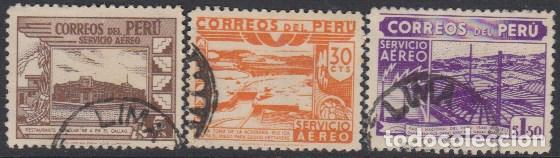 Selos: Per&uacute; A- 66/68 Per&uacute; A-66/68 1945/47 Tipos de 1938 Firma Columbian Bank Note Com