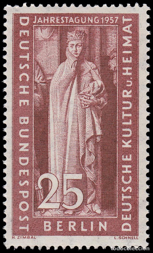 Briefmarken: Alemania Berl&iacute;n 152 1957 D&iacute;a de la cultura y la patria MNH