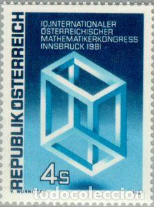 Selos: &Ouml;esterreich Austria - 1509 - 1981 10&ordm; Congr. de matem&aacute;ticos -Innsbruck-Lujo