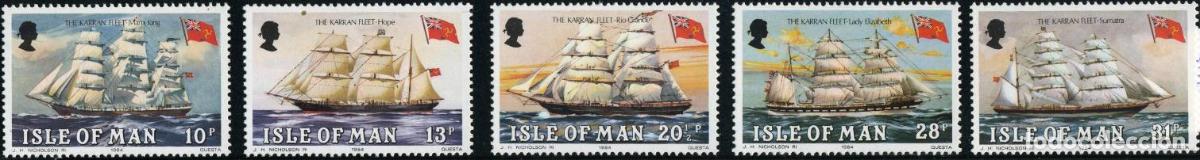 Sellos: BA2/S Man (isla de) N&ordm; 245/49 1984 Flota de Karran Lujo
