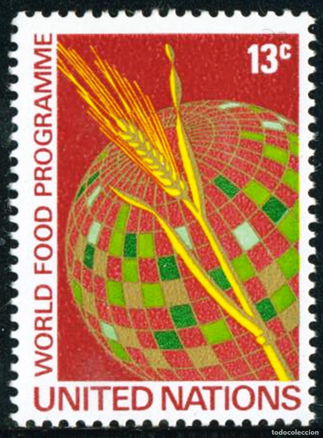 Briefmarken: Naciones Unidas New York N&ordm; 211 1971 Programa alimentario mundial Espiga de