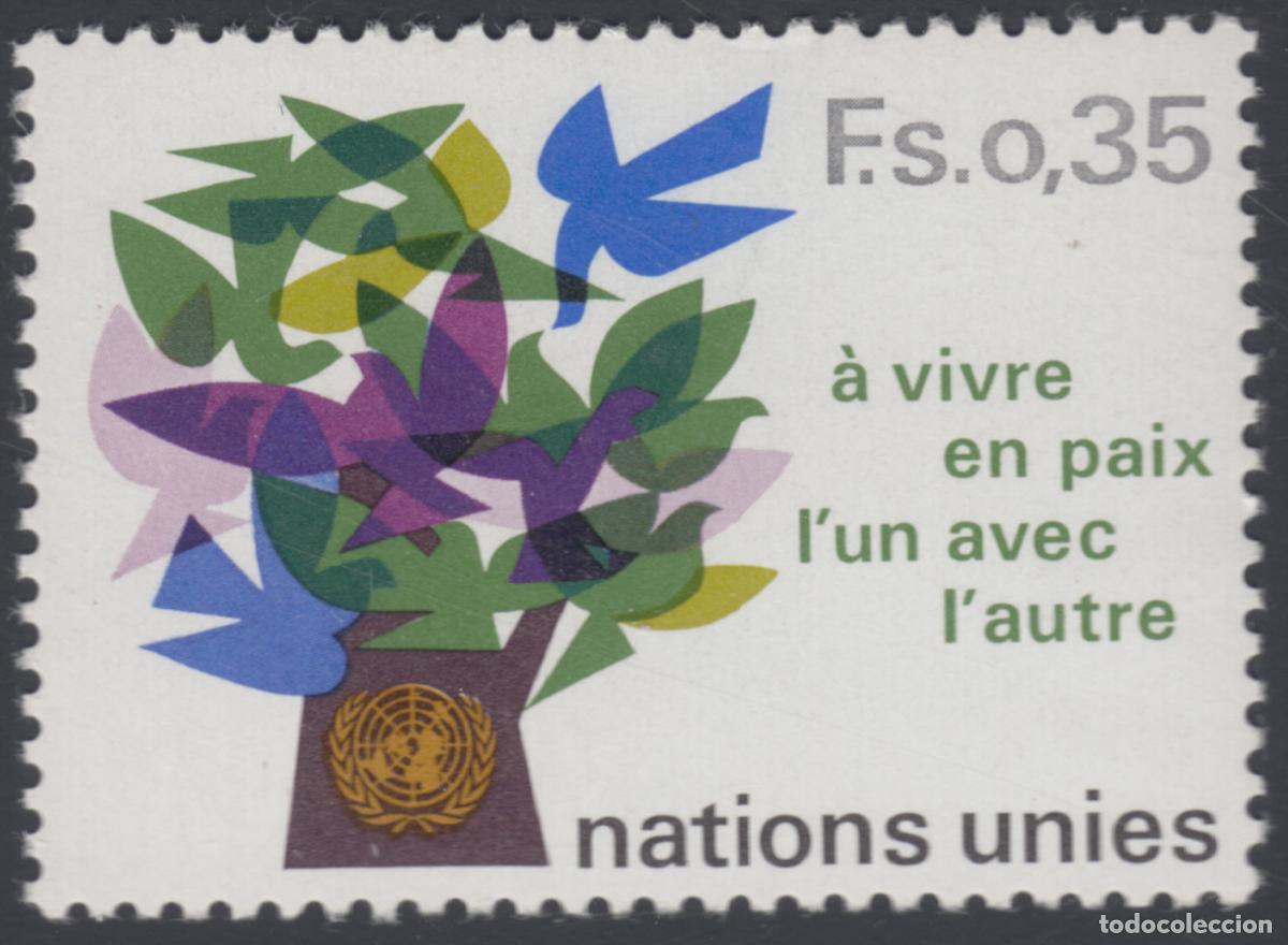 Briefmarken: FAU2/S Naciones Unidas New York N&ordm; 72 1978 Serie S&iacute;mbolos &Aacute;rbol de palomas
