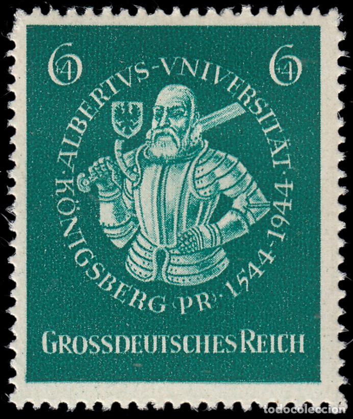 Selos: Alemania Imperio Germany 816 1944 400 a&ntilde;os de la Universidad Albertus, K&ouml;nigsb