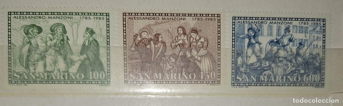 Selos: SAN MARINO, 1985, CAT.YT. 1119/1121.