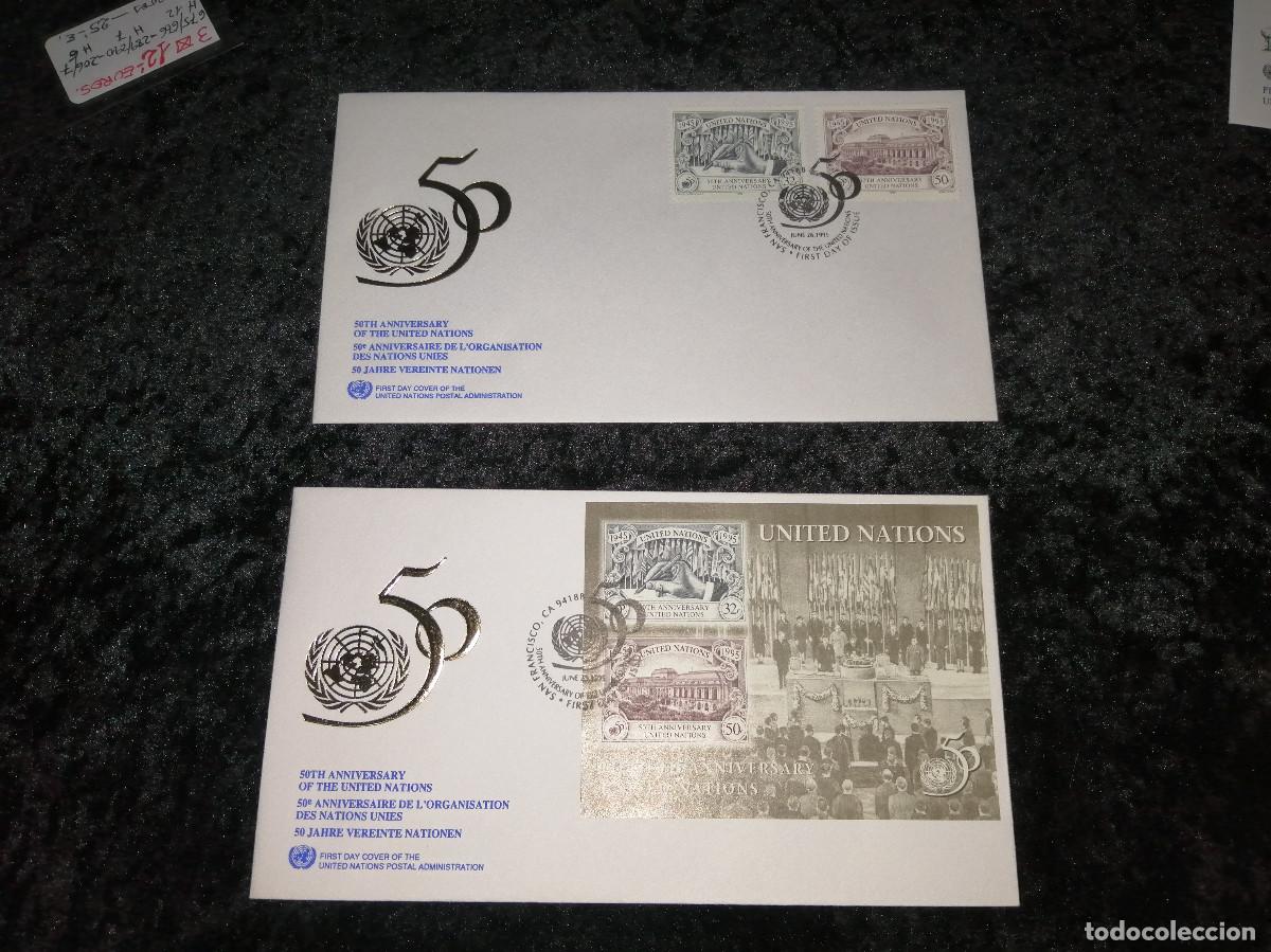 Briefmarken: LOTE SOBRES PRIMER DIA - 50 ANIVERSARIO NACIONES UNIDAS