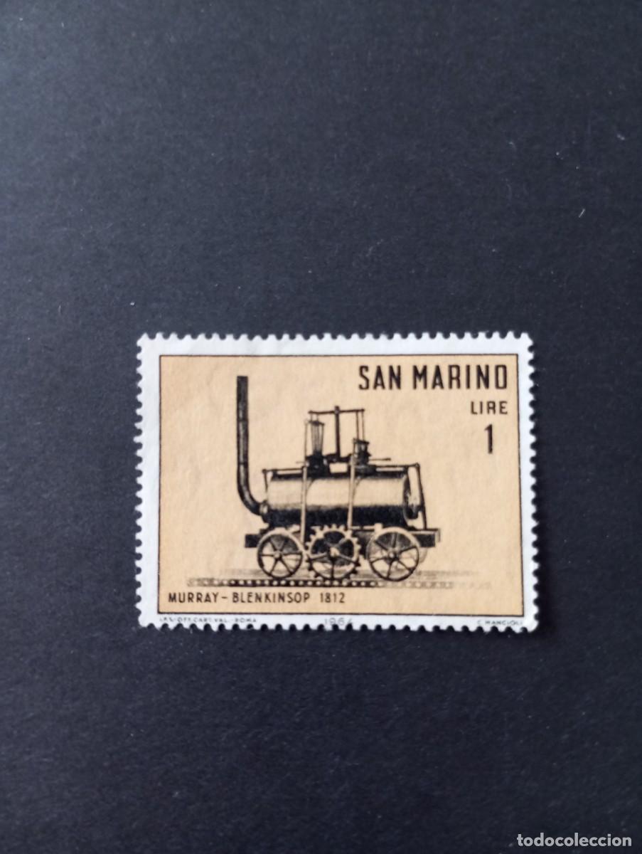 Selos: SAN MARINO, 1964, FERROCARRIL MURRAY BLENKINSOP 1812
