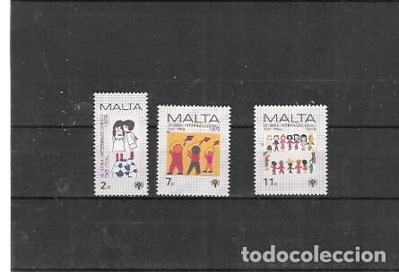Sellos: MALTA N&ordm; 585 AL 587 (**) - Foto 1