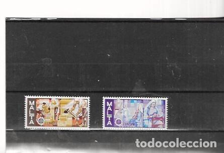 Sellos: MALTA N&ordm; 527 AL 528 (**) - Foto 1