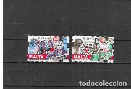 Sellos: MALTA N&ordm; 649 AL 650 (**) - Foto 1