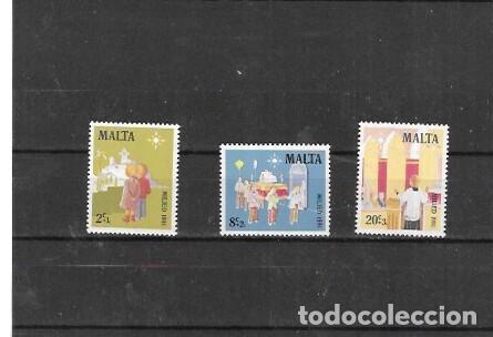 Sellos: MALTA N&ordm; 640 AL 642 (**) - Foto 1