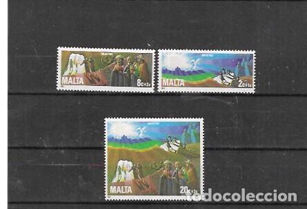 Sellos: MALTA N&ordm; 654 AL 656 (**) - Foto 1