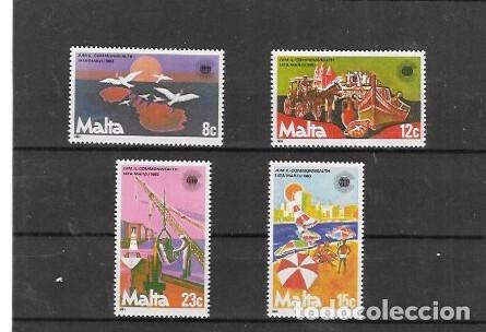 Sellos: MALTA N&ordm; 664 AL 667 (**) - Foto 1