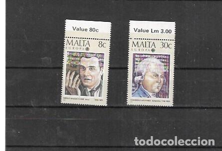 Sellos: MALTA N&ordm; 707 AL 708 (**) - Foto 1