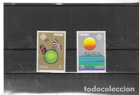 Sellos: MALTA N&ordm; 727 AL 728 (**) - Foto 1