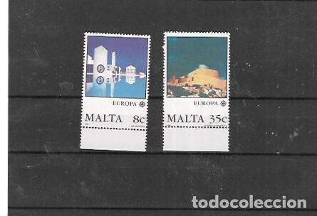 Sellos: MALTA N&ordm; 747 AL 748 (**) - Foto 1