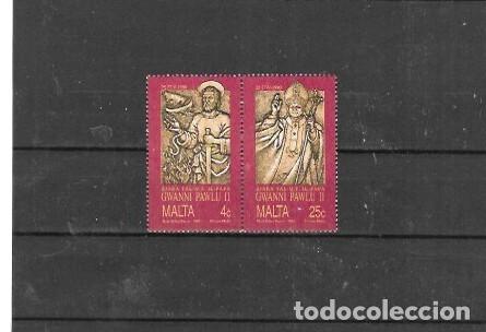 Sellos: MALTA N&ordm; 820 AL 821 (**) - Foto 1