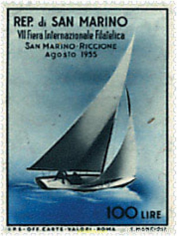 Briefmarken: 70032 MNH SAN MARINO 1956 8 JORNADA FILATELICA SAN MARINO - RICCIONE