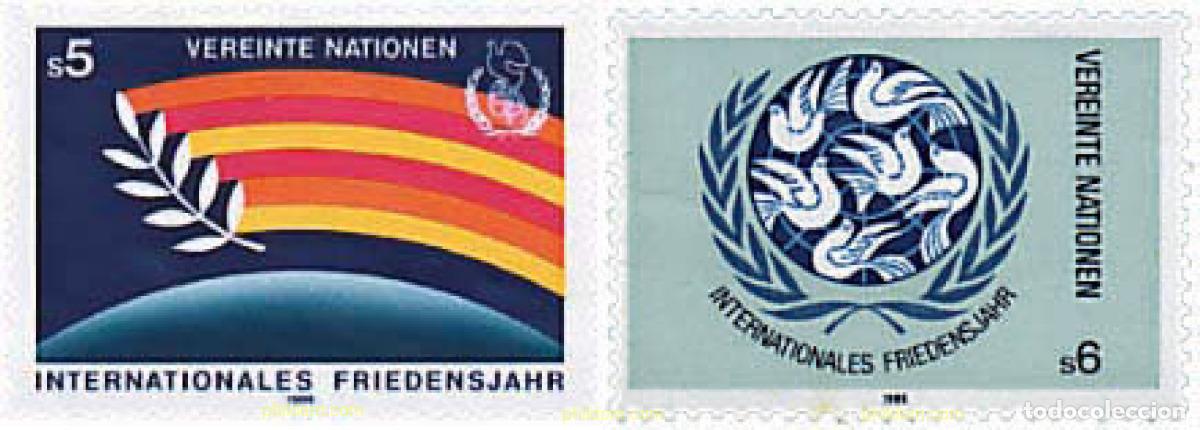 Stamps: 34146 MNH NACIONES UNIDAS. Viena 1986 A&Ntilde;O INTERNACIONAL DE LA PAZ