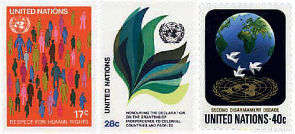 Stamps: 32727 MNH NACIONES UNIDAS. Nueva York 1982 MOTIVOS VARIOS