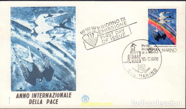 Briefmarken: 405563 MNH SAN MARINO 1986 A&Ntilde;O INTERNACIONAL DE LA PAZ