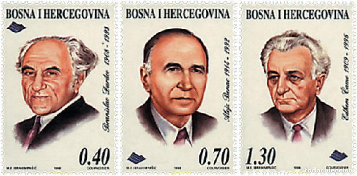 Briefmarken: 35211 MNH BOSNIA-HERZEGOVINA 1998 PERSONALIDADES