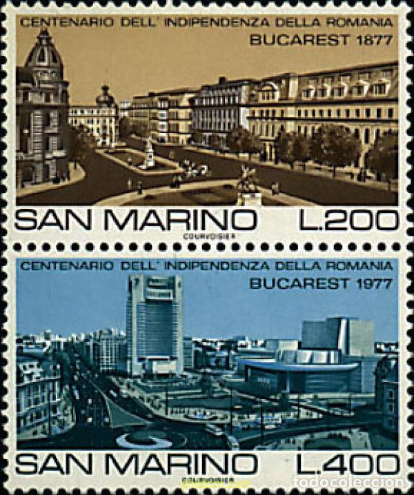 Briefmarken: 5819 MNH SAN MARINO 1977 LAS GRANDES CIUDADES DEL MUNDO. BUCAREST