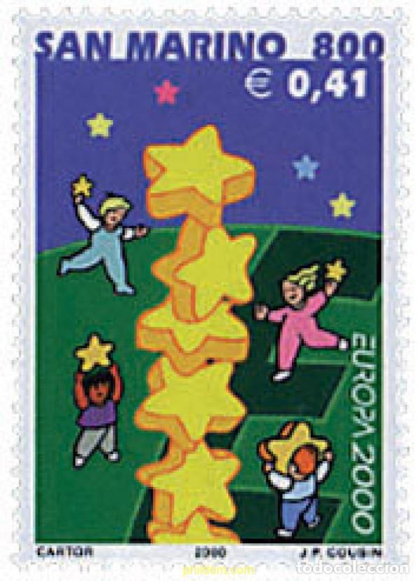 Selos: 77140 MNH SAN MARINO 2000 EUROPA CEPT. CONSTRUCCION EUROPEA