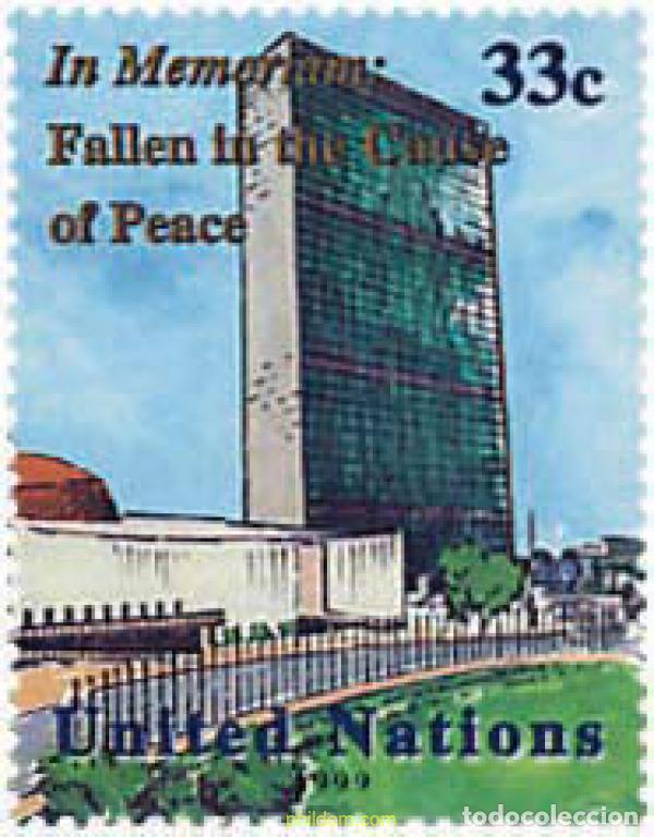 Briefmarken: 56269 MNH NACIONES UNIDAS. Nueva York 1999 EN MEMORIA DE LOS MUERTOS AL SERVICIO DE LA PAZ