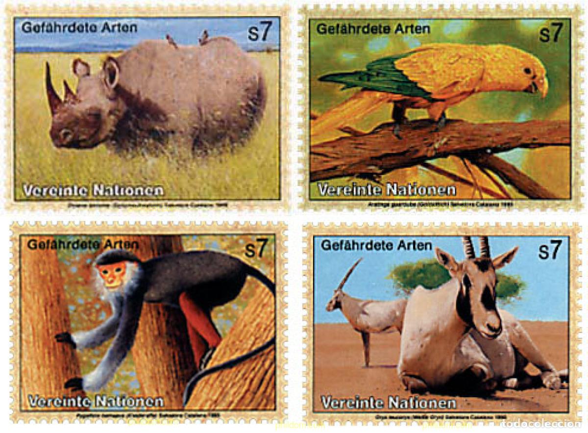 Briefmarken: 35441 MNH NACIONES UNIDAS. Viena 1995 PROTECCION DE LA NATURALEZA