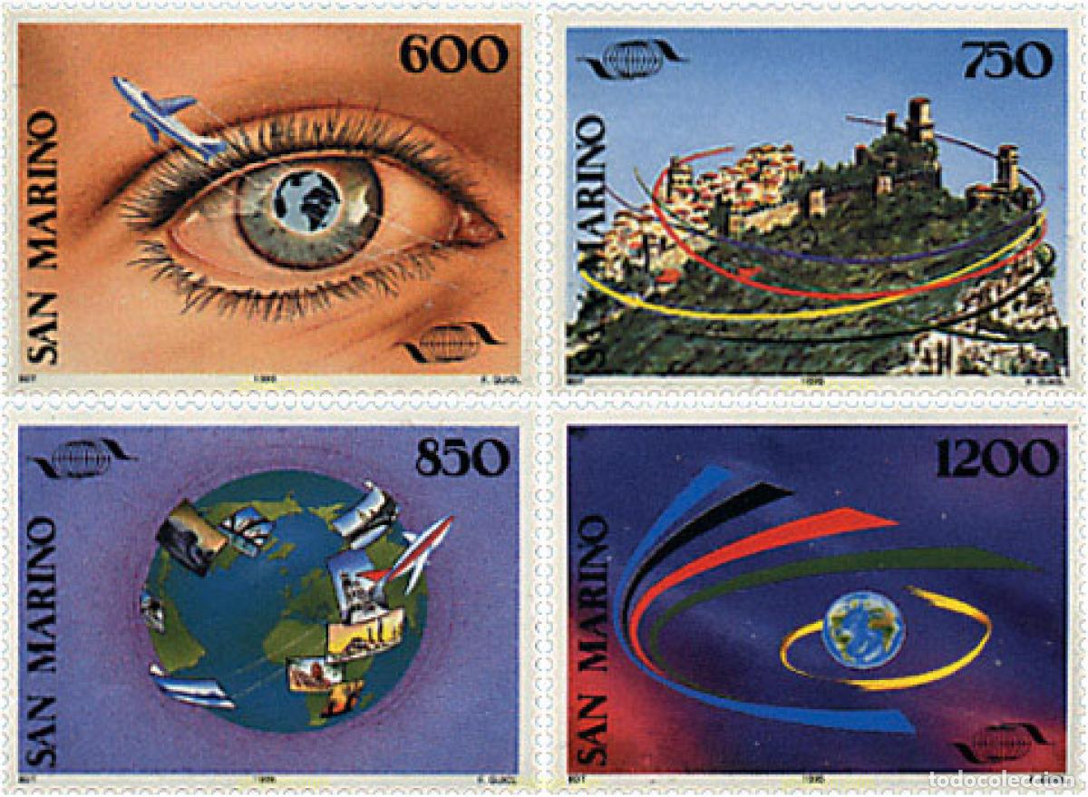 Briefmarken: 30877 MNH SAN MARINO 1995 20 ANIVERSARIO DE LA ORGANIZACION MUNDIAL DEL TURISMO