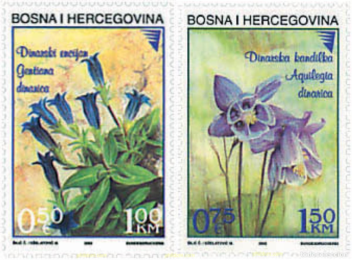 Sellos: 90202 MNH BOSNIA-HERZEGOVINA 2002 FLORA