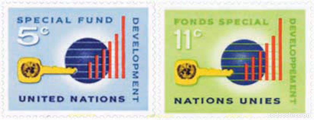 Stamps: 127031 MNH NACIONES UNIDAS. Nueva York 1965 FONDOS ESPECIALES PARA EL DESARROLLO