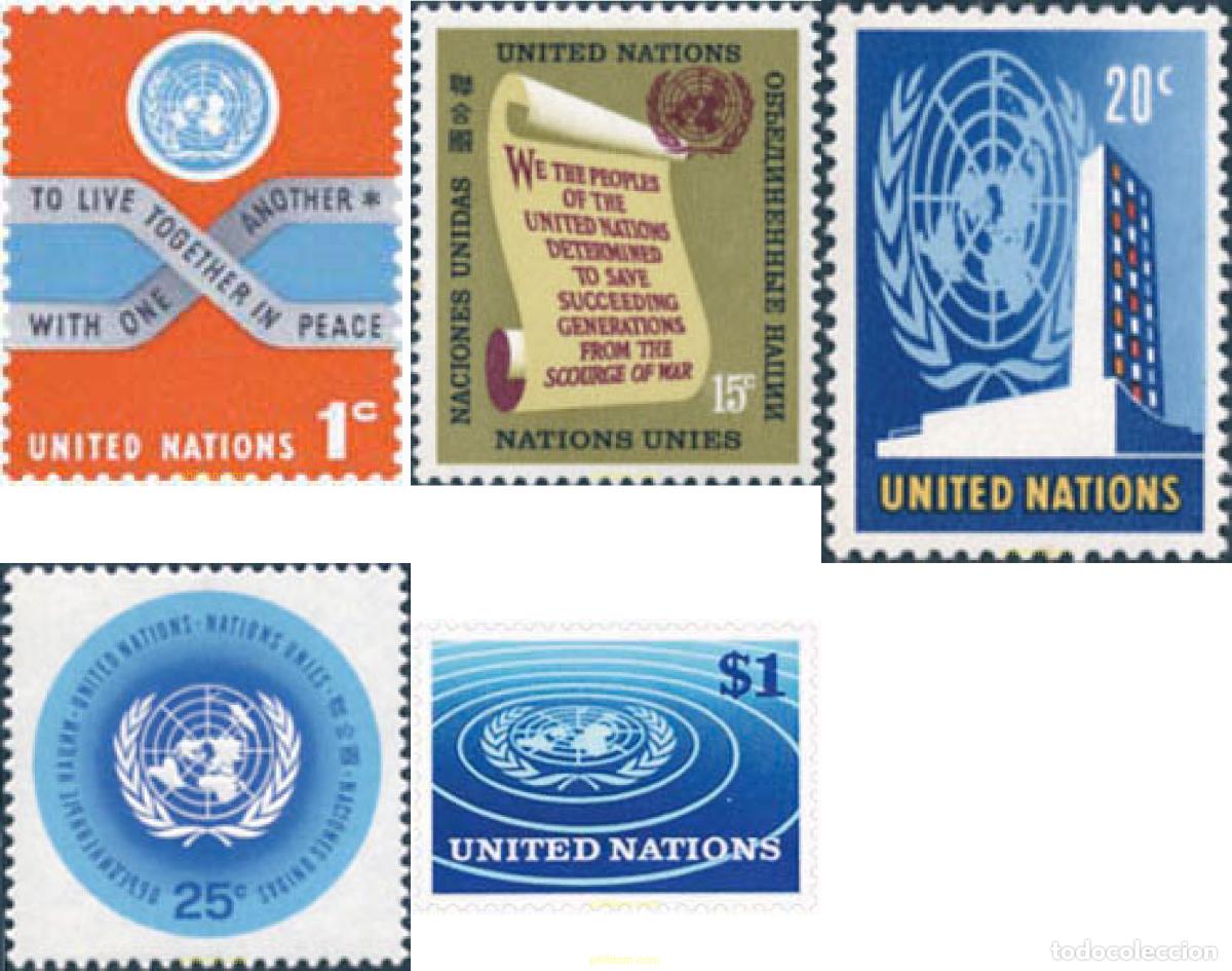 Selos: 127022 MNH NACIONES UNIDAS. Nueva York 1965 MOTIVOS VARIOS