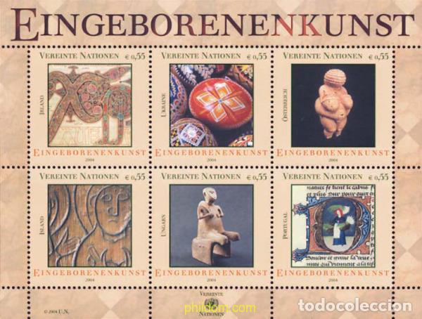 Briefmarken: 140480 MNH NACIONES UNIDAS. Viena 2004 ARTE INDIGENA