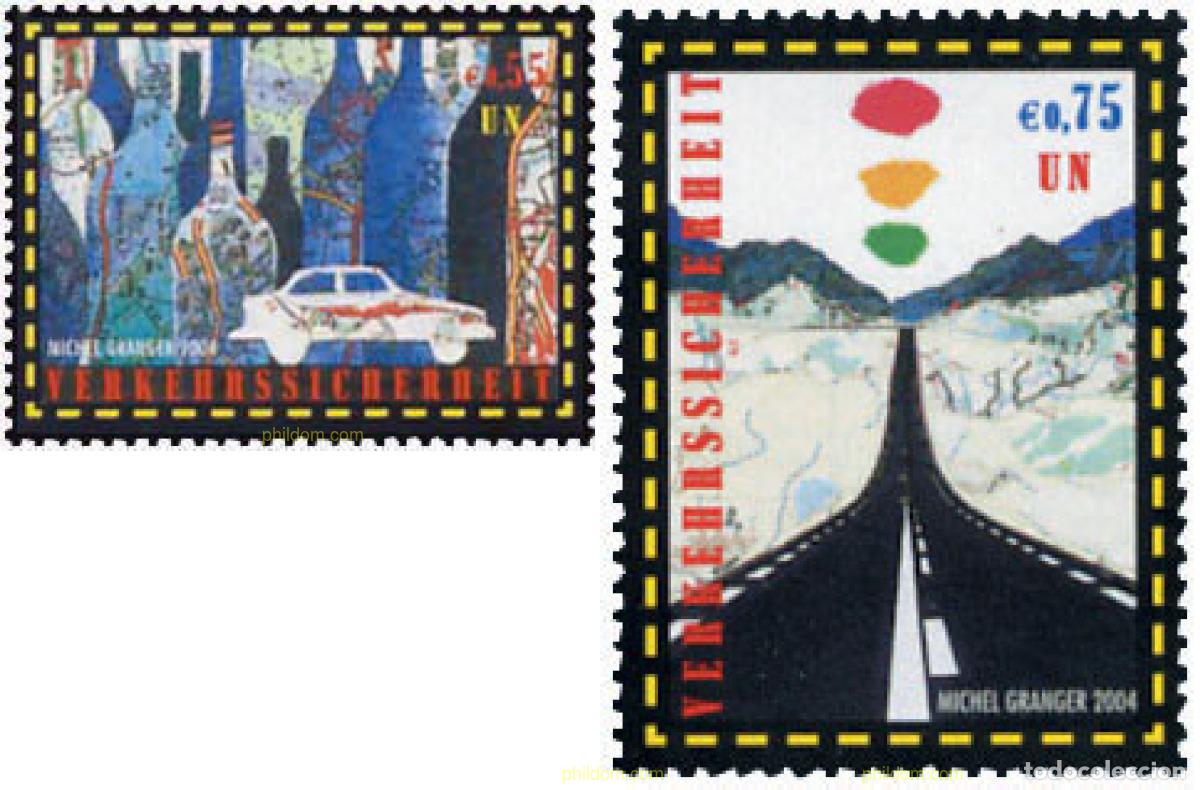 Briefmarken: 140487 MNH NACIONES UNIDAS. Viena 2004 SEGURIDAD VIAL